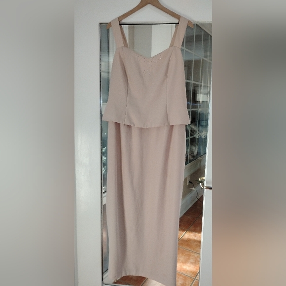 Marsoni Dresses & Skirts - Chic Strapless Cream Vintage Evening Gown By Marsoni